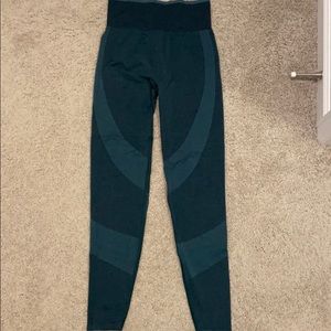 VS Pink Dark Green Leggings